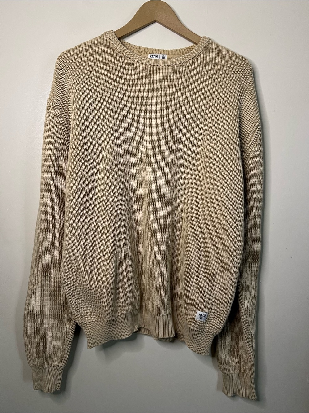 Katin Swell Pullover Knit Ribbed Sweater Size XL